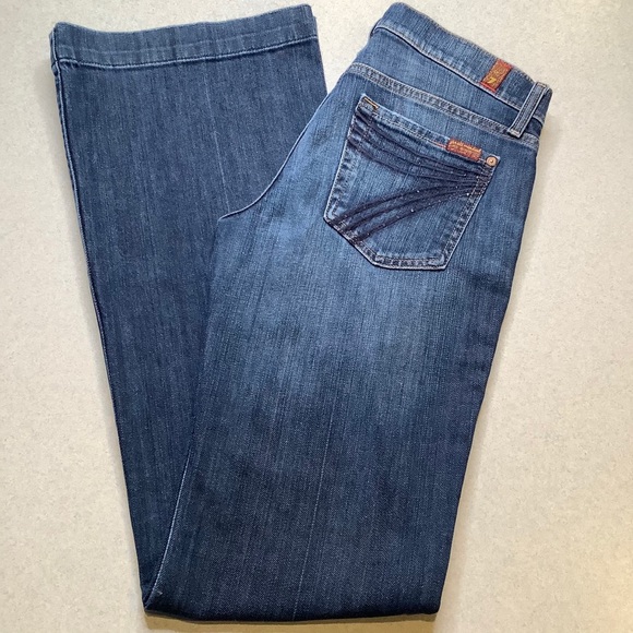 7 For All Mankind Denim - 7 For All Mankind Jeans 29X35 Dojo Crystal NYD